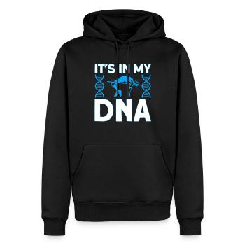 Springen Stabhochsprung Leichtathletik Geschenk - Männer Premium Bio Hoodie - Schwarz - Vorne - Nico (187cm)