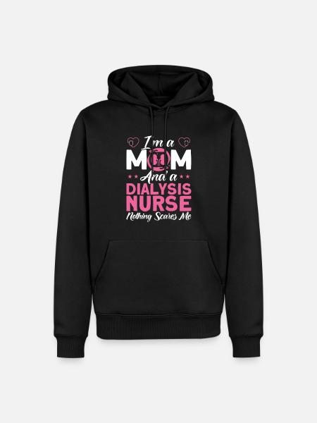 Dialysis Nurse Nurse Nurses - Men’s Premium Organic Hoodie - black