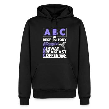 Intensivpflege Eingetragene Respirotäre Therapeuti - Männer Premium Bio Hoodie - Schwarz - Vorne - Nico (187cm)