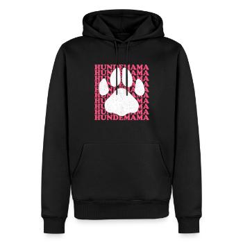 Hundemama Hundebesitzerin Frauchen Geschenk - Männer Premium Bio Hoodie - Schwarz - Vorne - Nico (187cm)