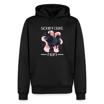 Schipperke Maman Propriétaire de Chien Propriétaire Chien Cadeau - Sweat à capuche Premium bio Homme - noir - Devant - Nico (187cm)