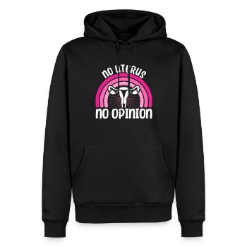 Rechte der Frauen Feministisch Ermächtigung Gesche - Männer Premium Bio Hoodie - Schwarz - Vorne - Nico (187cm)