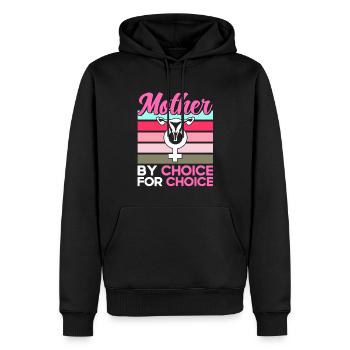 Gleichberechtigung der Geschlechter Rechte der Fra - Männer Premium Bio Hoodie - Schwarz - Vorne - Nico (187cm)