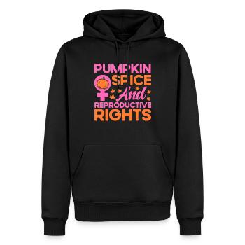 Rechte der Frauen Ermächtigung Feministisch Gesche - Männer Premium Bio Hoodie - Schwarz - Vorne - Nico (187cm)