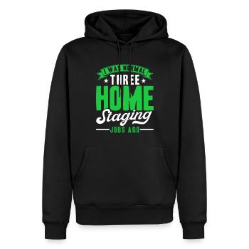 Haus Einrichtung Hausvorstellung Innenarchitekt Ge - Männer Premium Bio Hoodie - Schwarz - Vorne - Nico (187cm)