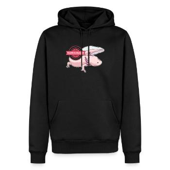 Axolotl Maman à queue amphibien Axolotls Cadeau - Sweat à capuche Premium bio Homme - noir - Devant - Nico (187cm)