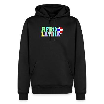 Afro Latina Panama Latinas Lateinamerikanisch - Männer Premium Bio Hoodie - Schwarz - Vorne - Nico (187cm)