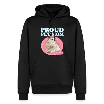 Hamster Maman Nain Hamster Golden Hamster Cadeau - Sweat à capuche Premium bio Homme - noir - Devant - Nico (187cm)