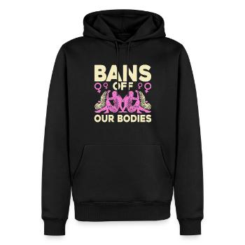 Égalité des sexes Feminism Rec - Sweat à capuche Premium bio Homme - noir - Devant - Nico (187cm)