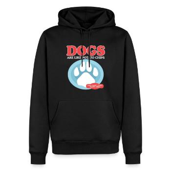 Dogs Dog Owner Dog Lovers Gift - Men’s Premium Organic Hoodie - black - Front - Nico (187cm)