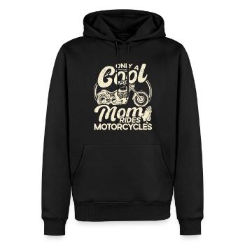 Chopper Faith Christian Gift - Men’s Premium Organic Hoodie - black - Front - Nico (187cm)