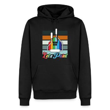 Maler Gewerbetreibender Dekorateur Geschenk - Männer Premium Bio Hoodie - Schwarz - Vorne - Nico (187cm)