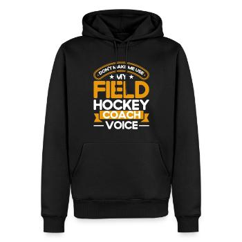 Feldhockey Feldhockey Spieler Hallen Feldhockey Ge - Männer Premium Bio Hoodie - Schwarz - Vorne - Nico (187cm)