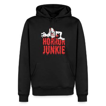 Horrorfilm Horrorfilm Gruselfilm Geschenk - Männer Premium Bio Hoodie - Schwarz - Vorne - Nico (187cm)
