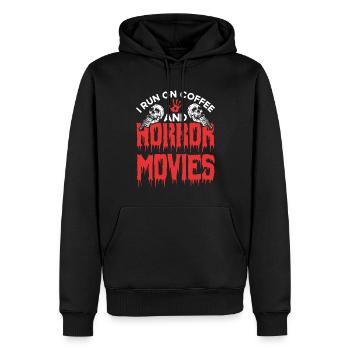 Film d’horreur Film d’horreur Film d’horreur Slasher Film Cadeau - Sweat à capuche Premium bio Homme - noir - Devant - Nico (187cm)