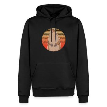 Murmeltiere Groundhog Mankai Munggen Geschenk - Männer Premium Bio Hoodie - Schwarz - Vorne - Nico (187cm)