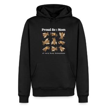 Imker Bienen Bienenzüchter Bienenzucht Geschenk - Männer Premium Bio Hoodie - Schwarz - Vorne - Nico (187cm)