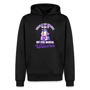 Chiari Malformation Support Chiari Painting Format - Sweat à capuche Premium bio Homme - noir - Devant - Nico (187cm)