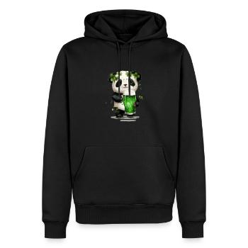 La Saint-Patrick en Irlande applaudit pour de bon - Sweat à capuche Premium bio Homme - noir - Devant - Nico (187cm)