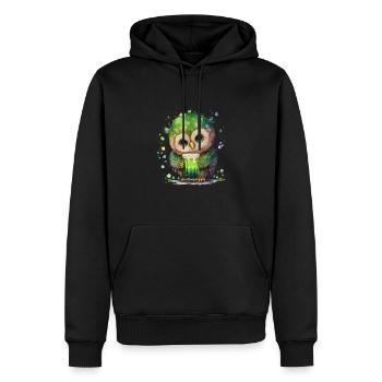 La Saint-Patrick en Irlande applaudit pour de bon - Sweat à capuche Premium bio Homme - noir - Devant - Nico (187cm)