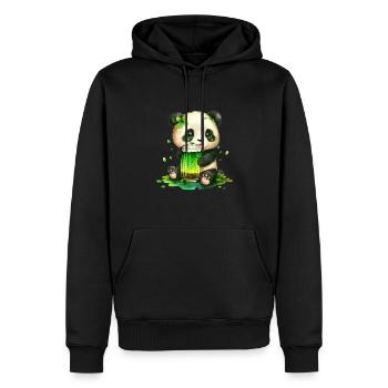 Ireland St Patrick Day cheers for good - Men’s Premium Organic Hoodie - black - Front - Nico (187cm)