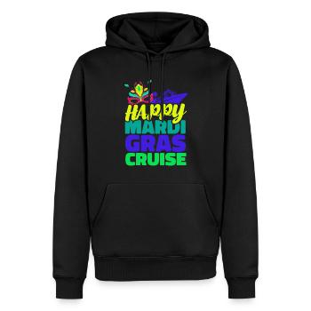 Fröhliche Mardi Gras Kreuzfahrt Mardi Gras Geschen - Männer Premium Bio Hoodie - Schwarz - Vorne - Nico (187cm)
