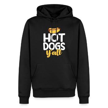 Hot Dogs, ihr alle Hot Dog Geschenk - Männer Premium Bio Hoodie - Schwarz - Vorne - Nico (187cm)