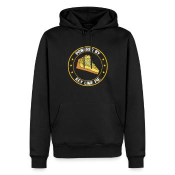 Gâteau à la lime Gâteau au citron Cadeau - Sweat à capuche Premium bio Homme - noir - Devant - Nico (187cm)