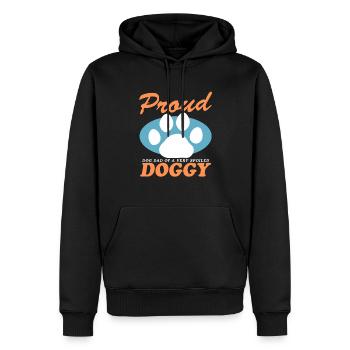 Dog Daddy Master Dog Owner Dog Gift - Sweat à capuche Premium bio Homme - noir - Devant - Nico (187cm)
