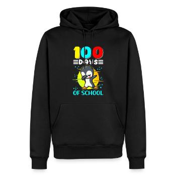 100 School Days Kids School Student Gift - Men’s Premium Organic Hoodie - black - Front - Nico (187cm)
