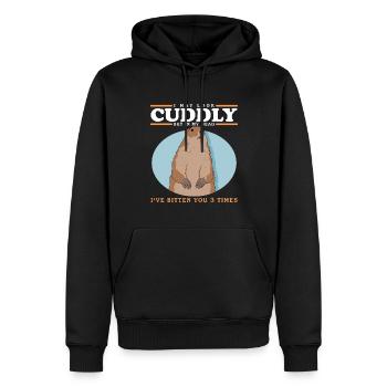 Murmeltiere Mankai Groundhog Munggen Geschenk - Männer Premium Bio Hoodie - Schwarz - Vorne - Nico (187cm)