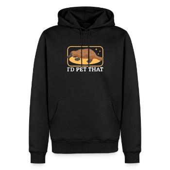 Schnabeltier Platypus Schnabeltiere Geschenk - Männer Premium Bio Hoodie - Schwarz - Vorne - Nico (187cm)