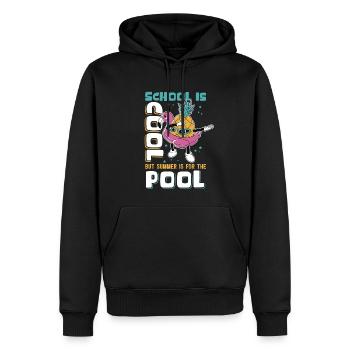 Sommerferien Schule Schüler Ferien Geschenk - Männer Premium Bio Hoodie - Schwarz - Vorne - Nico (187cm)
