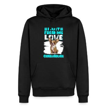 Chihuahua Hunde Hundebesitzer Chihuahuas Geschenk - Männer Premium Bio Hoodie - Schwarz - Vorne - Nico (187cm)