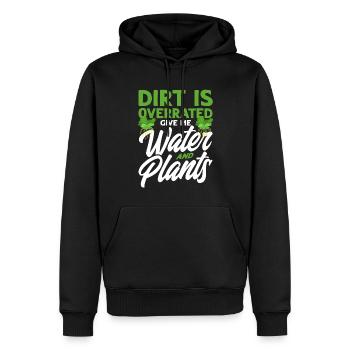 Wassergärtner Gib mir Wasser und Pflanzen Geschenk - Männer Premium Bio Hoodie - Schwarz - Vorne - Nico (187cm)