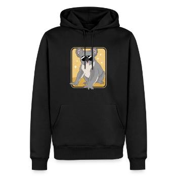 Koala Koalas Koala Bears Koala Bear Cadeau - Sweat à capuche Premium bio Homme - noir - Devant - Nico (187cm)