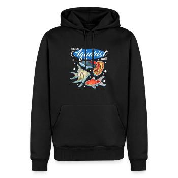 Aquarium Aquaristics Aquariist Ornemental Fish Gift - Sweat à capuche Premium bio Homme - noir - Devant - Nico (187cm)