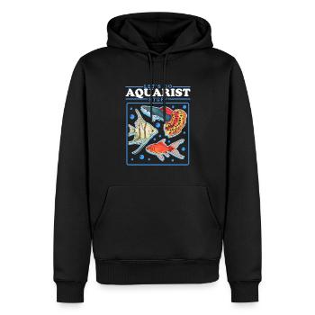 Aquarium Aquariist Aquaristics Ornemental Fish Gift - Sweat à capuche Premium bio Homme - noir - Devant - Nico (187cm)