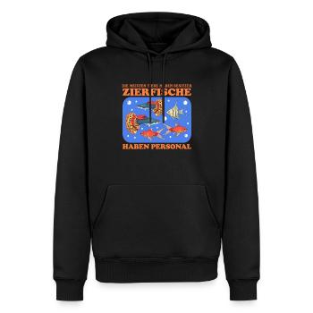 Aquarium Aquaristik Aquarianer Zierfisch Geschenk - Männer Premium Bio Hoodie - Schwarz - Vorne - Nico (187cm)
