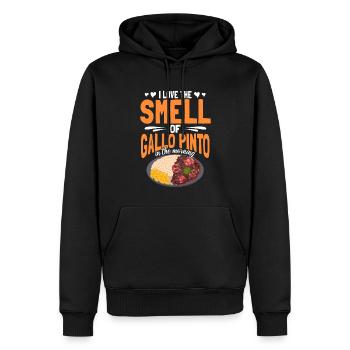 Liebe Geruch Von Gallo Pinto Koch Küchenchef - Männer Premium Bio Hoodie - Schwarz - Vorne - Nico (187cm)