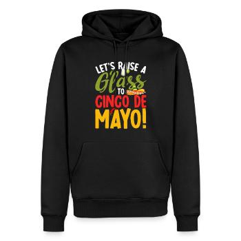 Cinco De Mayo Party Viva Mexico Cinco De Mayo Lehr - Männer Premium Bio Hoodie - Schwarz - Vorne - Nico (187cm)