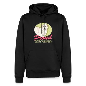 Pyrenäenberghund Mom Hunde Hundebesitzer Geschenk - Männer Premium Bio Hoodie - Schwarz - Vorne - Nico (187cm)