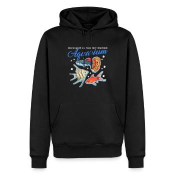 Aquaristik Aquarium Aquarianer Zierfisch Geschenk - Männer Premium Bio Hoodie - Schwarz - Vorne - Nico (187cm)