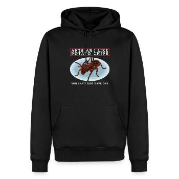 Fourmis Ferme Fourmi Formicarium Cadeau - Sweat à capuche Premium bio Homme - noir - Devant - Nico (187cm)