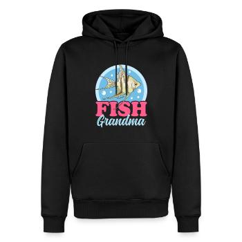 Aquarium Aquaristique Aquariophile Grand-mère Cadeau - Sweat à capuche Premium bio Homme - noir - Devant - Nico (187cm)