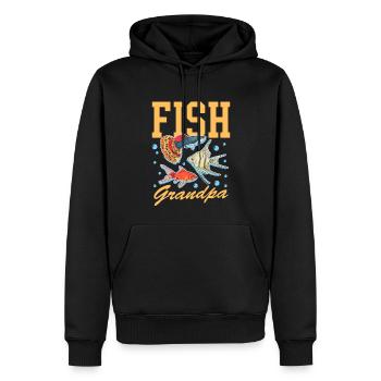 Aquarium Aquariist Aquaristics Grandpa Gift - Sweat à capuche Premium bio Homme - noir - Devant - Nico (187cm)