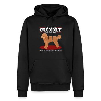 Cavapoo Dog Cavoodle Dog Owner Gift - Men’s Premium Organic Hoodie - black - Front - Nico (187cm)