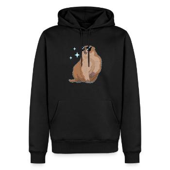 Murmeltiere Mankai Munggen Groundhog Geschenk - Männer Premium Bio Hoodie - Schwarz - Vorne - Nico (187cm)