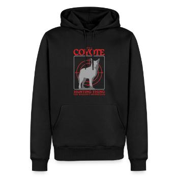 Hunter Hunt Permis de chasse Hunting Huntress Gift - Sweat à capuche Premium bio Homme - noir - Devant - Nico (187cm)