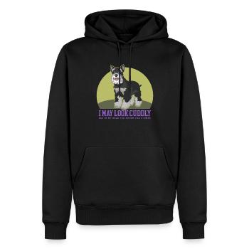 Schnauzer miniature Propriétaire | Cadeau Schnauzer Chien - Sweat à capuche Premium bio Homme - noir - Devant - Nico (187cm)